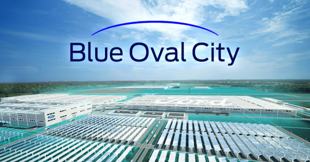 image of Blue-Oval-City Ford plant