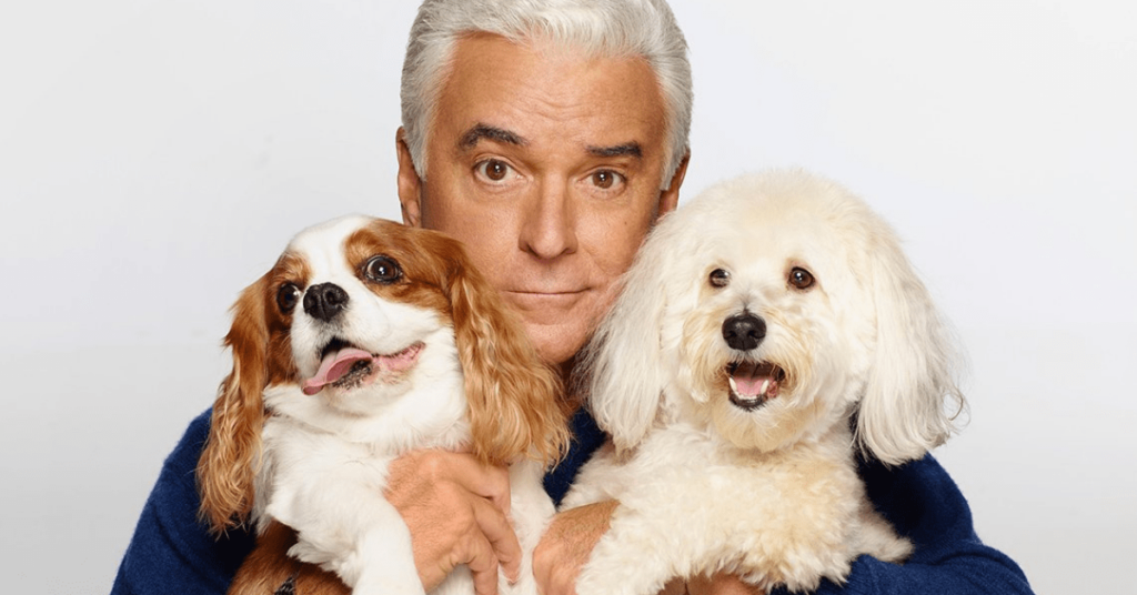 image of john-ohurley with two dogs